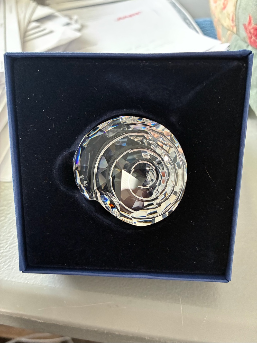 Swarovski Crystal Nautilus Shell